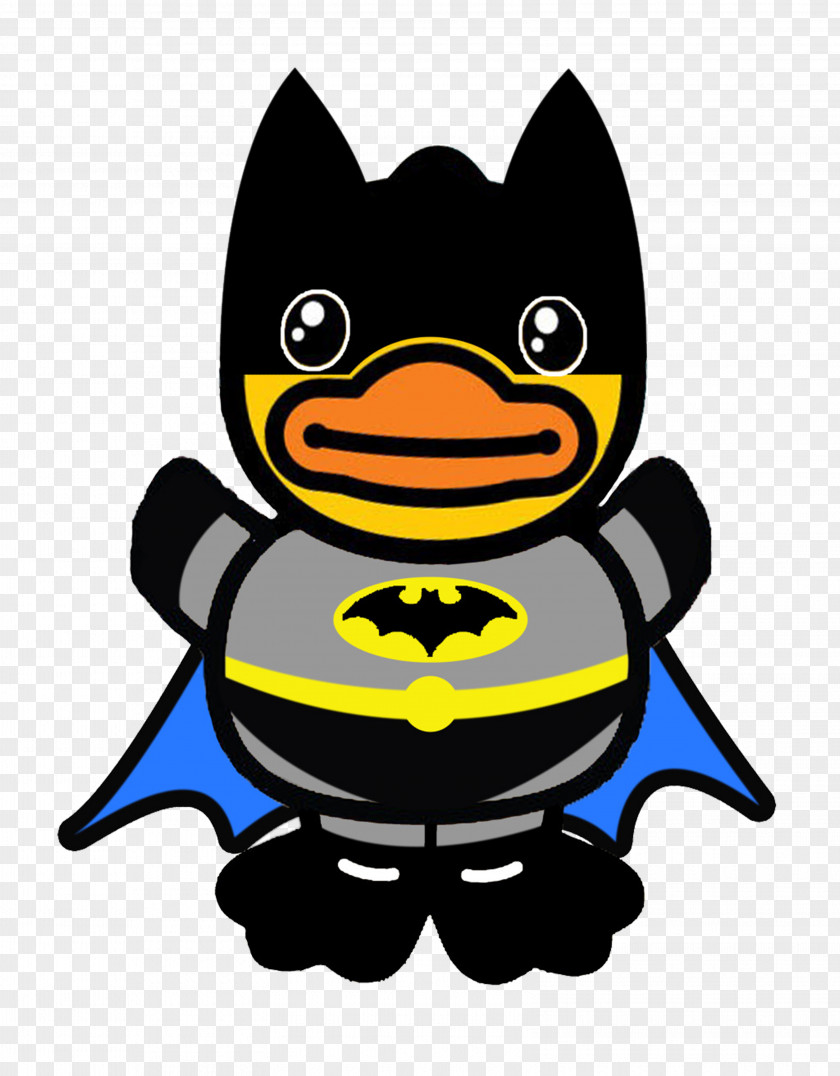 Batman Cartoon Yellow Duck Little Project PNG