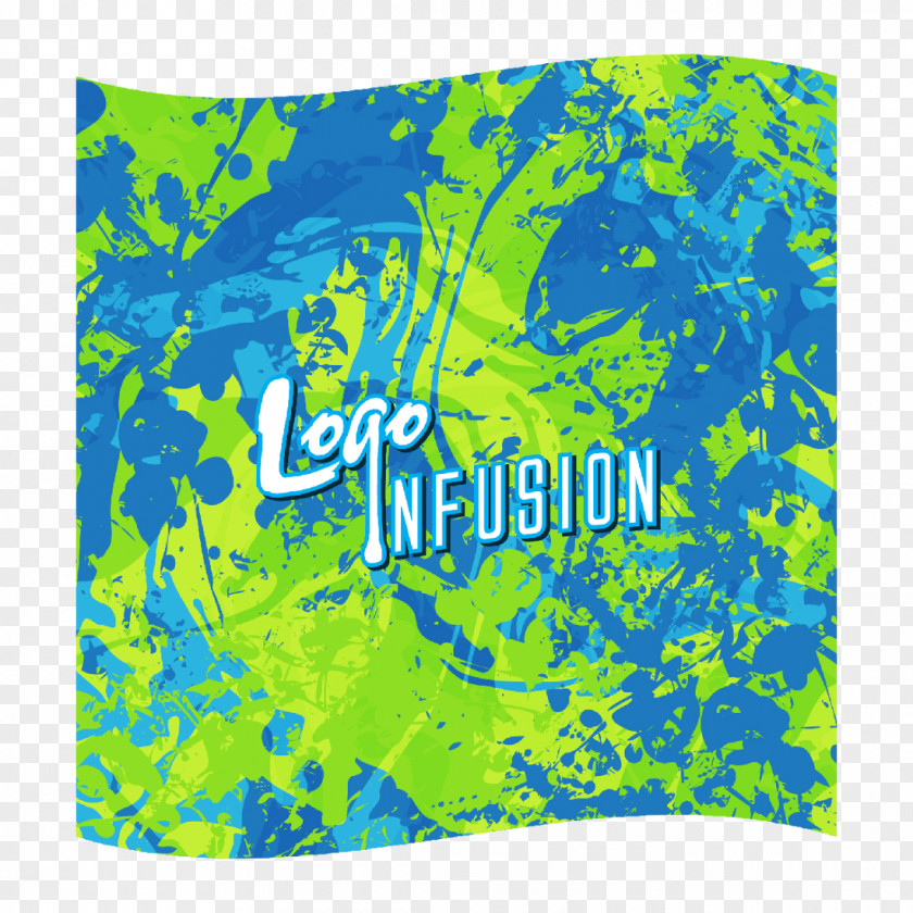 Blue Towel Microfiber Logo Infusion Blue-green PNG