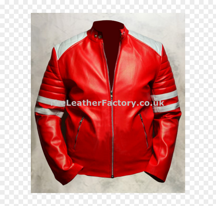Brad Pitt Tyler Durden United States Leather Jacket PNG