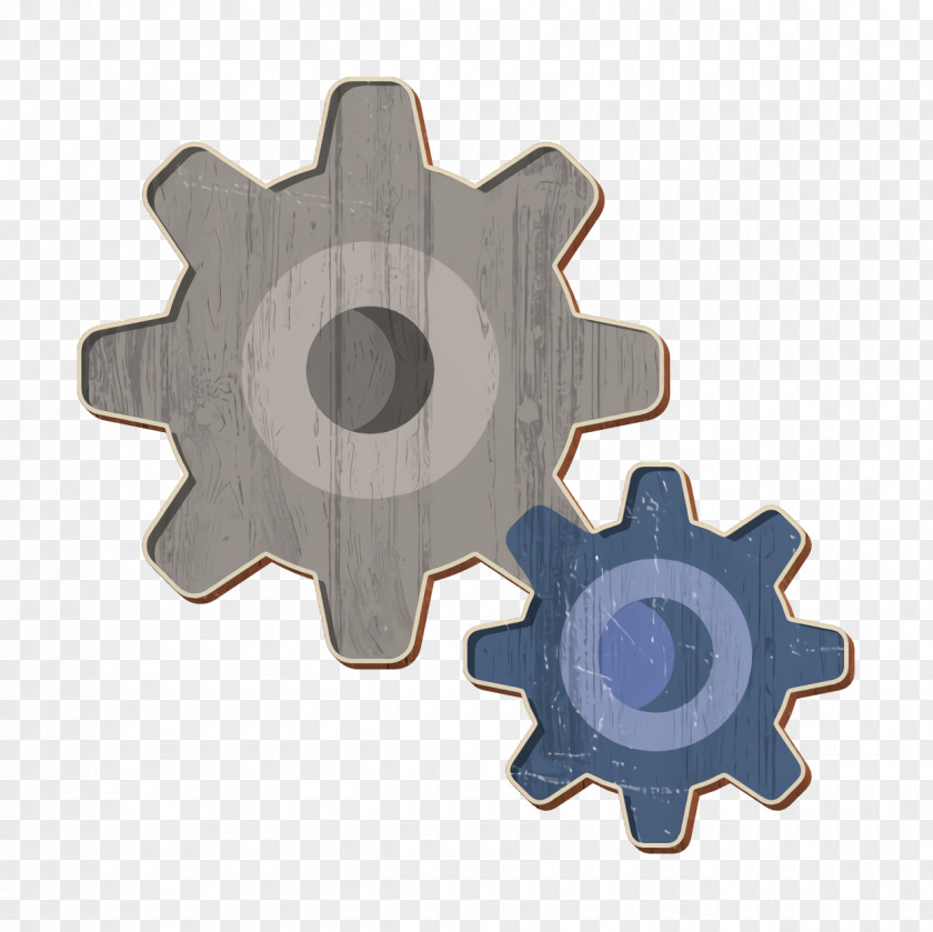 Industry Icon Manufacturing Gears PNG