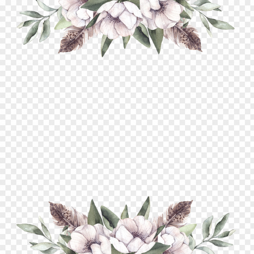 Lilac Plant Floral Wedding Invitation Background PNG