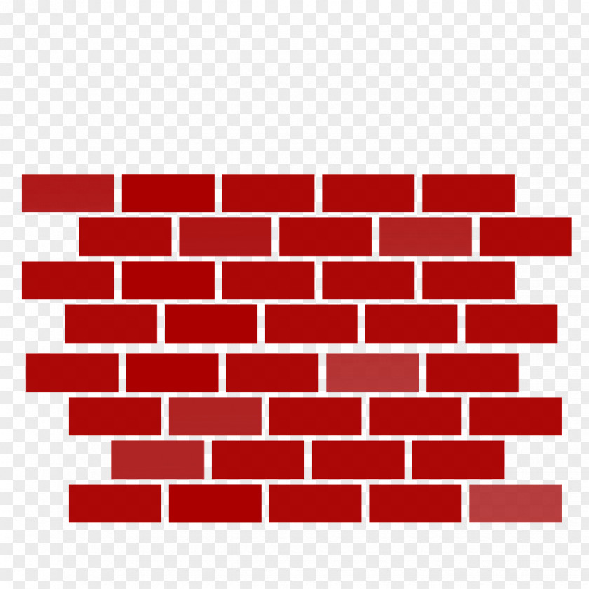 Red Brick Wall Brickwork Clip Art PNG