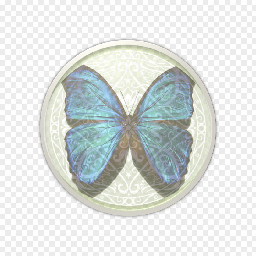 Butterfly Circle Menelaus Blue Morpho Reflection Symmetry PNG