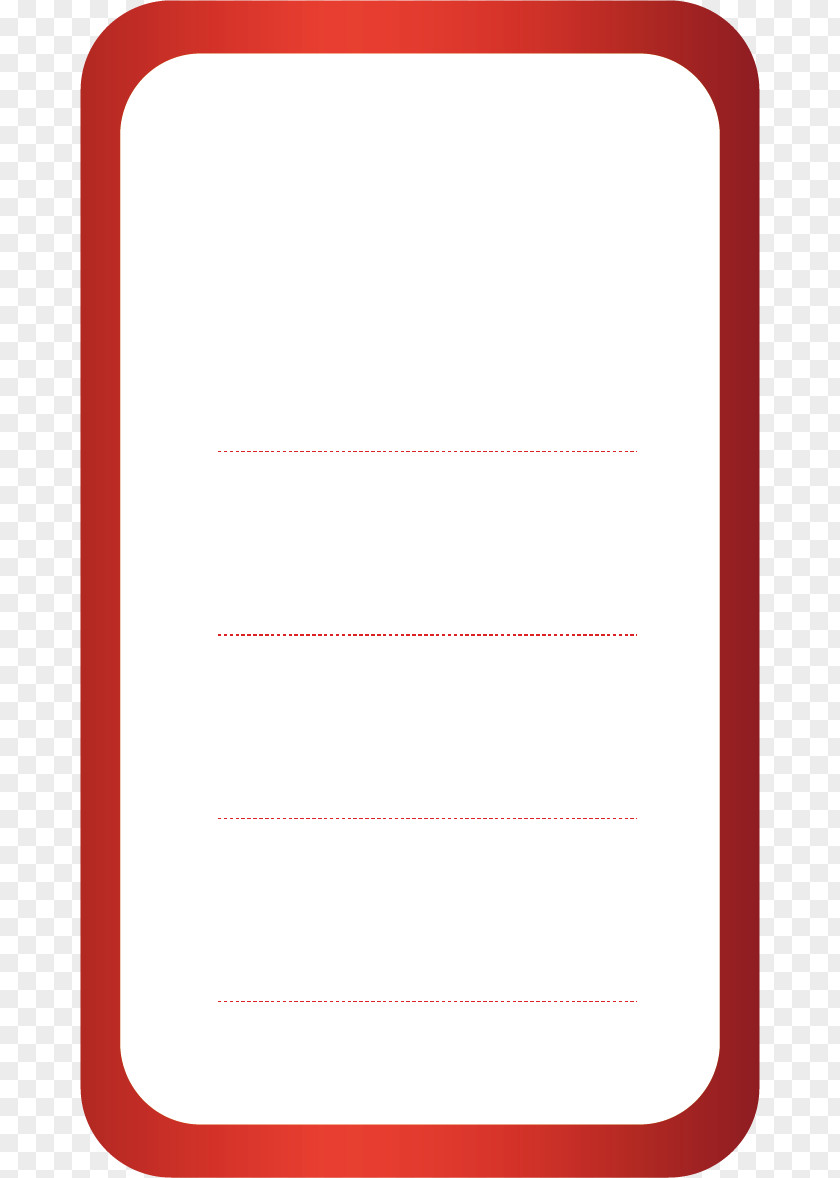 Red Frame Border Vector Material Form Paper Area Angle Font PNG