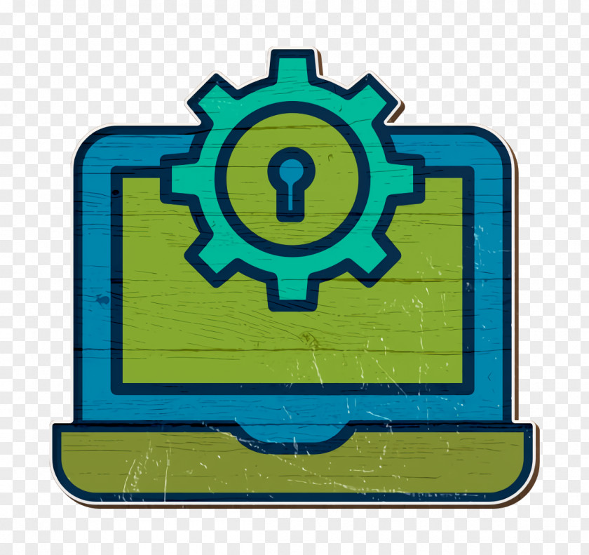 System Icon Cyber Laptop PNG