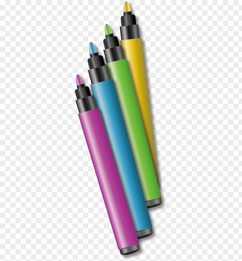 Vector Hand-painted Watercolor Pen Paintbrush Painting Ink Brush PNG