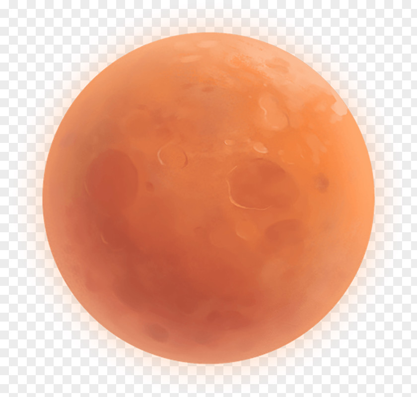 Yellow Planet Sphere PNG