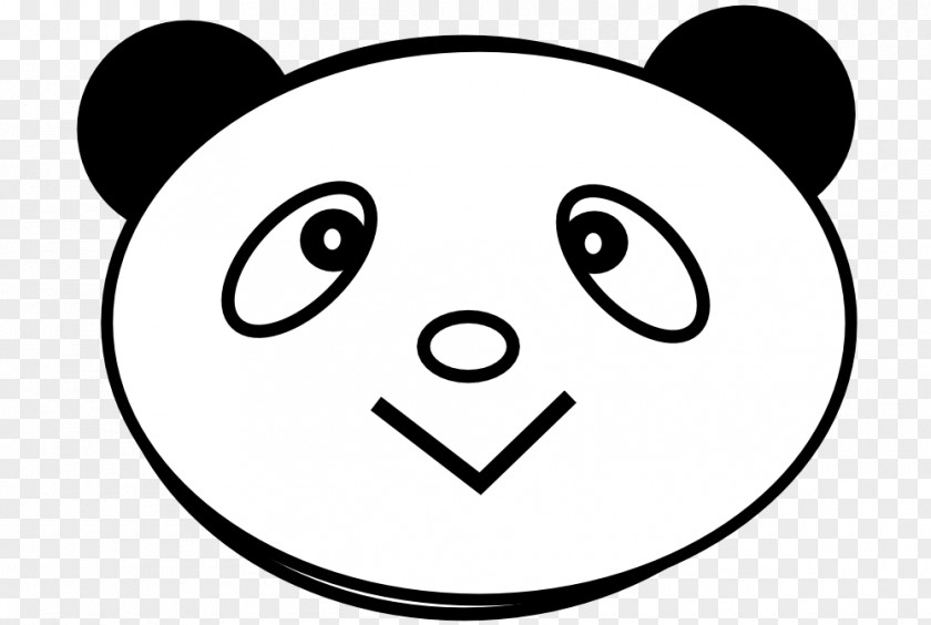 Black And White Animal Photos Giant Panda Bear Red Clip Art PNG