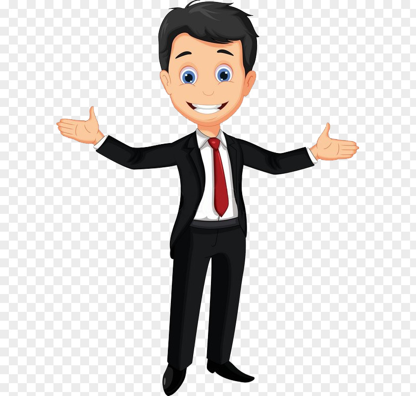 Cartoon Business Person Vector Graphics Clip Art Image Drawing PNG