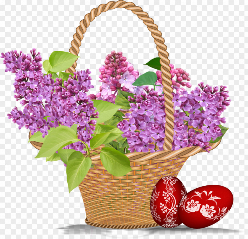 Dendrobium Wicker Easter Egg Background PNG