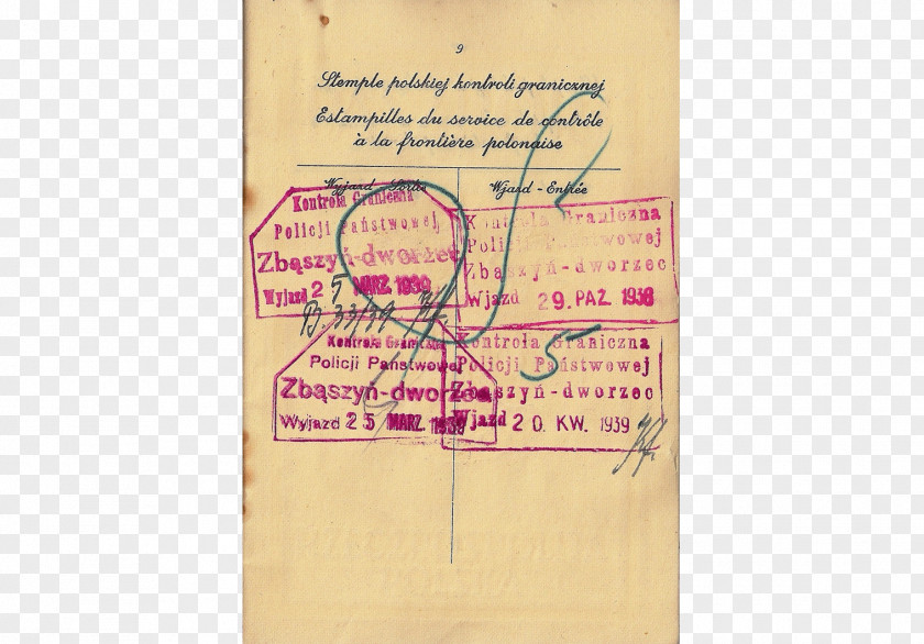 Italy Visa Kristallnacht Zbąszyń Second World War The Holocaust Passport PNG
