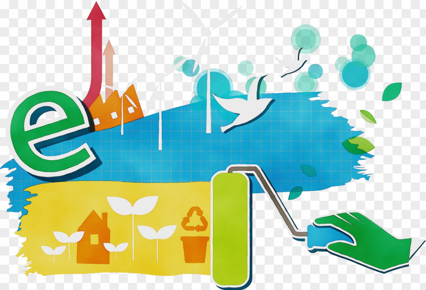 Logo Ecology Cartoon Nature Background PNG