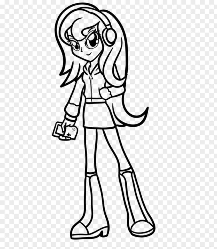 My Little Pony Equestria Girls Sunset Shimmer Five Nights At Freddy's Line Art Drawing Female Twilight Sparkle PNG
