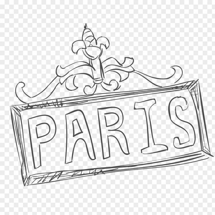 Paris WordArt Vector Adobe Illustrator Icon PNG