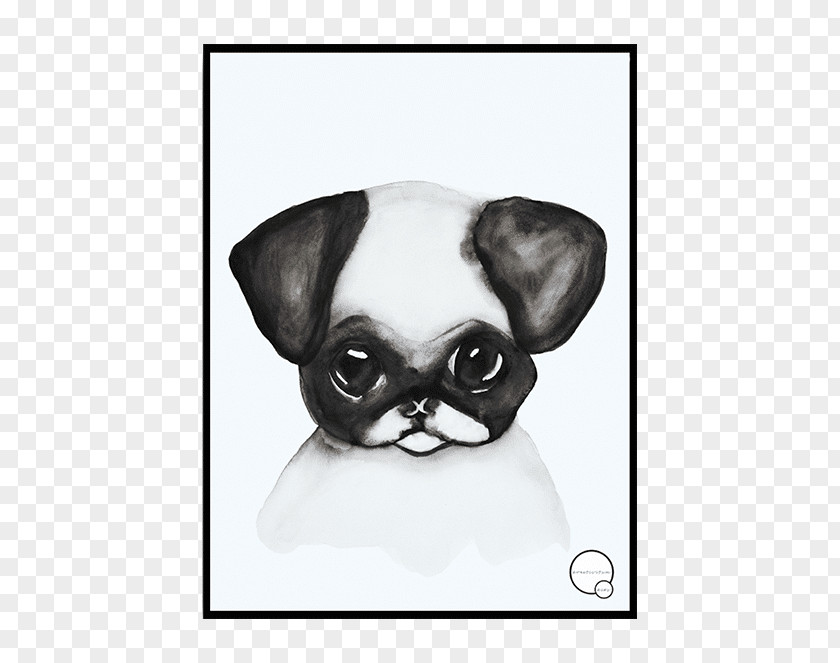 Pug Paper Poster Child Interior Design Services PNG