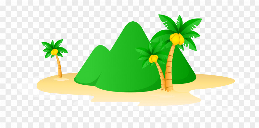 Great Cartoon Fresh Coconut Illustration PNG