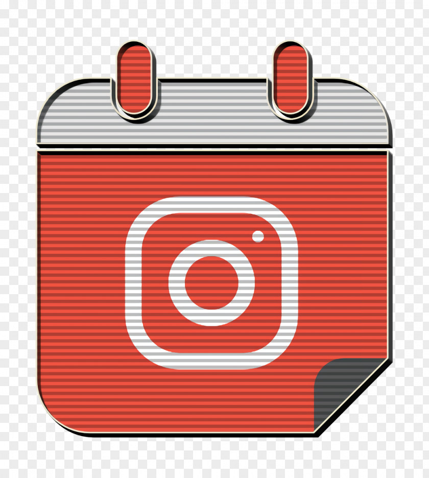 Suitcase Symbol Social Media Icon PNG