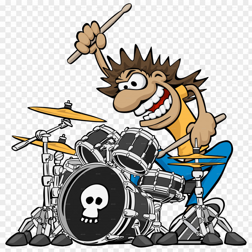 Bass Drum Drums Cartoon Drummer Clip Art Animated PNG