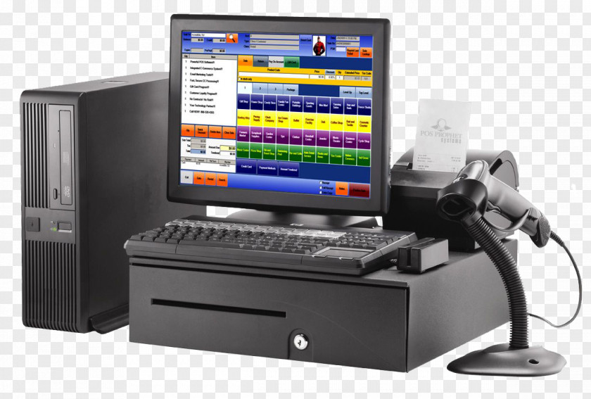 CASHIER Point Of Sale Retail Business Sales Barcode Scanners PNG