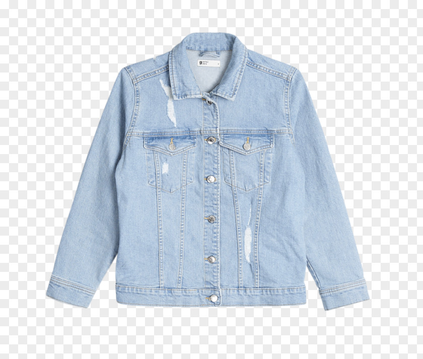 Jacket Denim Jeansjacka Light Blouse PNG