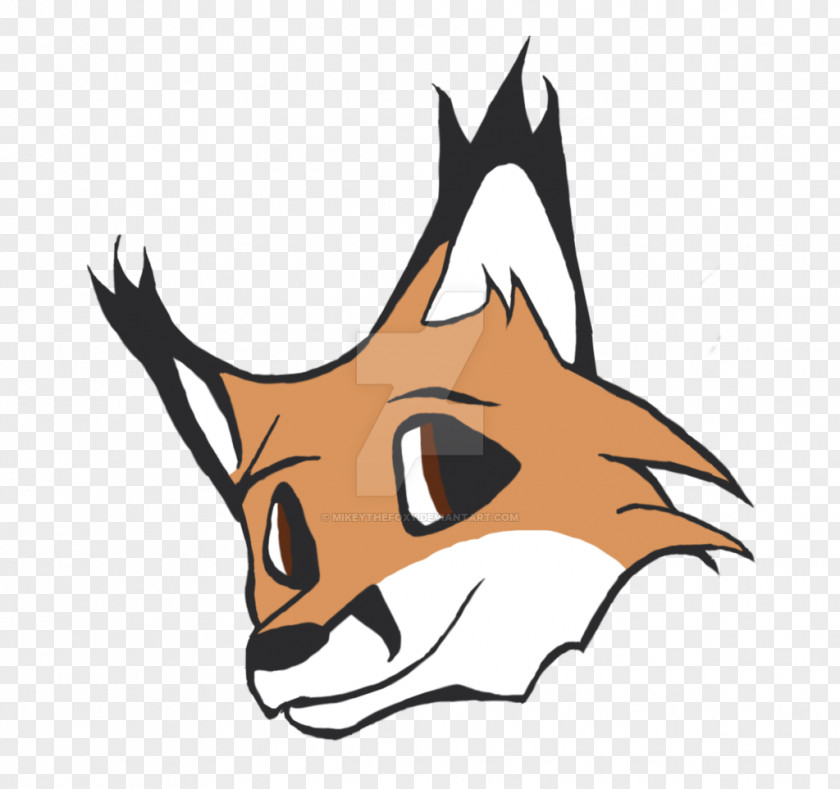 Logo Fox Red Snout Whiskers Clip Art PNG