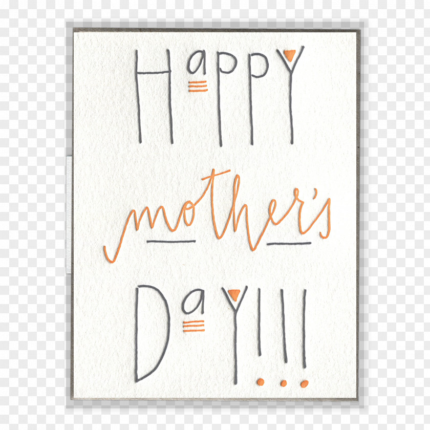 Mother Card Paper Greeting & Note Cards Letterpress Printing Mother's Day PNG