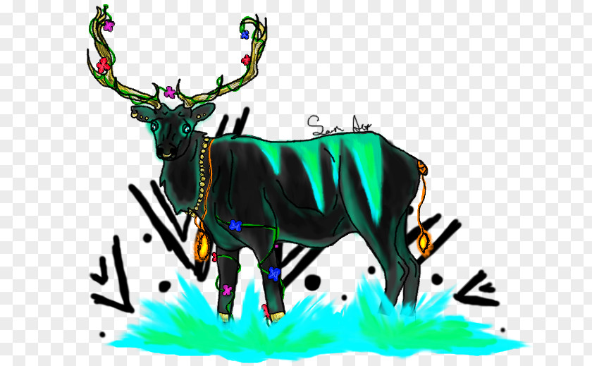 Reindeer Cattle Horse PNG