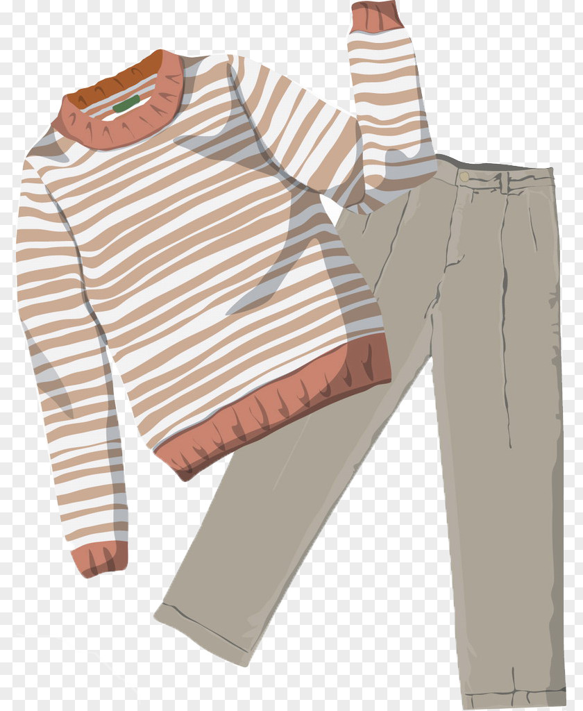 Striped Dress Clothing Trousers Designer Top PNG