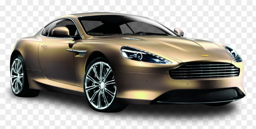 Aston Martin Dragon 88 Gold Car Virage Sports Luxury Vehicle PNG