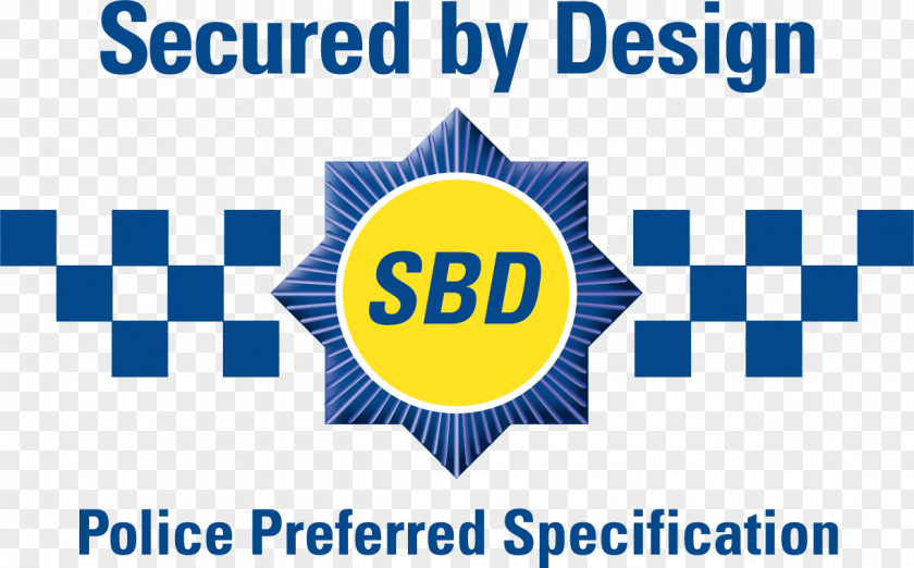 Door Secured By Design Logo Police Security PNG