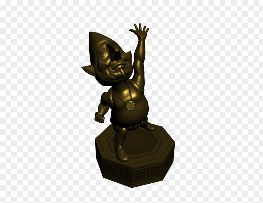 Golden Statue Hyrule Warriors Freshly-Picked Tingle's Rosy Rupeeland Princess Zelda Link Wii U PNG