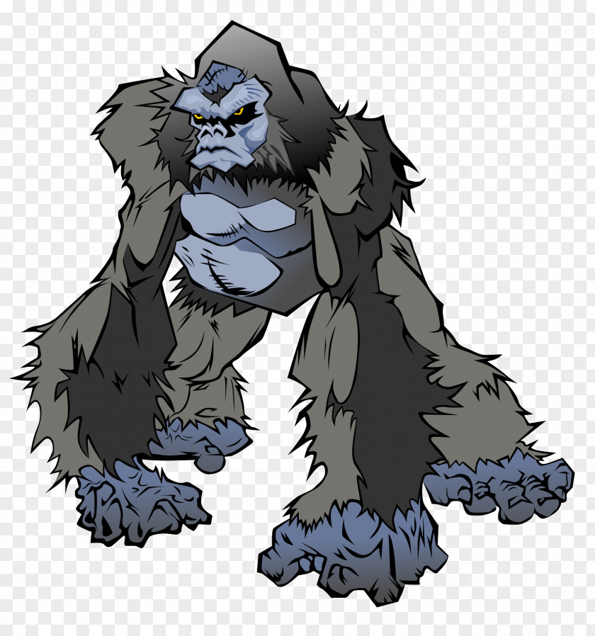 Gorilla Clip Baby Gorillas Cartoon Drawing Art PNG