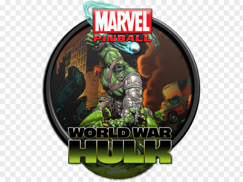 Marvel Pinball World War Hulk Logo Child PNG