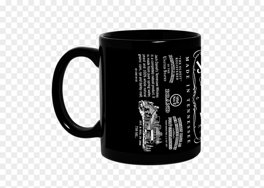 Mug Coffee Cup Jack Daniel's Tennessee Whiskey PNG
