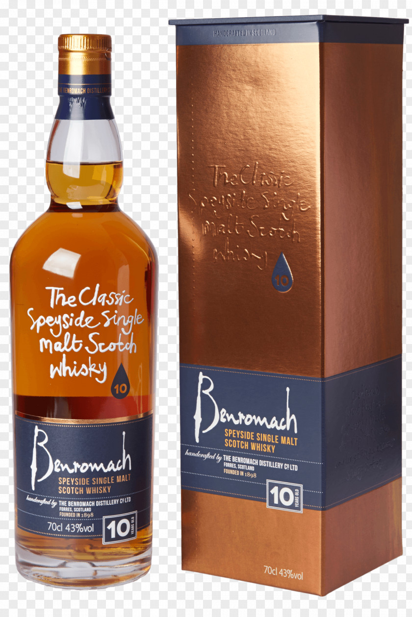 Single Malt Whisky Whiskey Speyside Benromach Distillery Scotch PNG