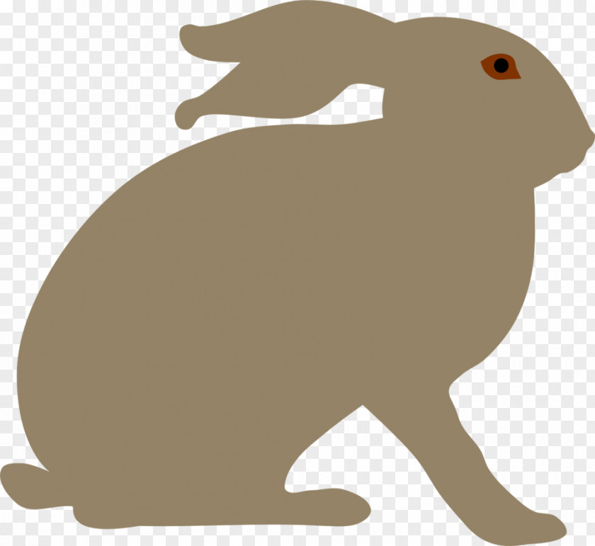 Animal Silhouettes Snowshoe Hare Easter Bunny Rabbit Clip Art PNG