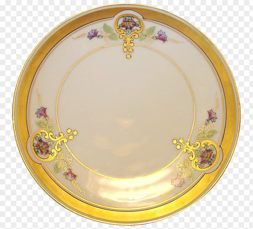 Hand-painted Architecture Tableware Platter Ceramic Plate Porcelain PNG