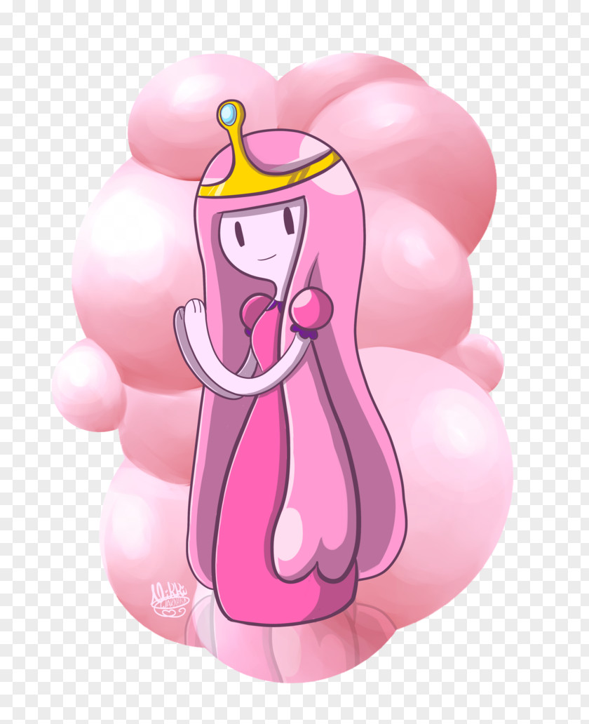 Princess Bubblegum Cartoon Pink M Character Figurine PNG