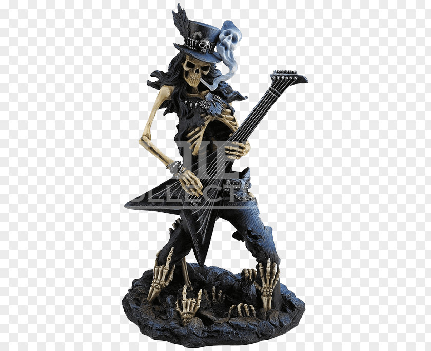 Skeleton Figurine Human Death Statue PNG