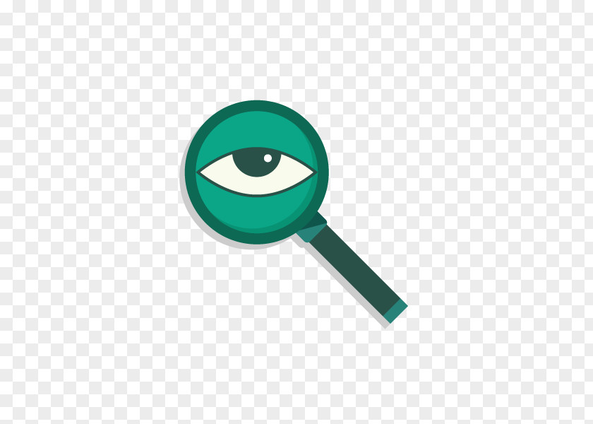 Vector Magnifying Glass Euclidean Eye PNG