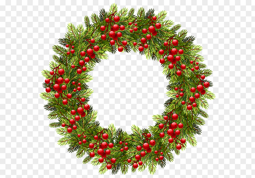 Garland Frame Wreath Christmas Decoration Clip Art PNG