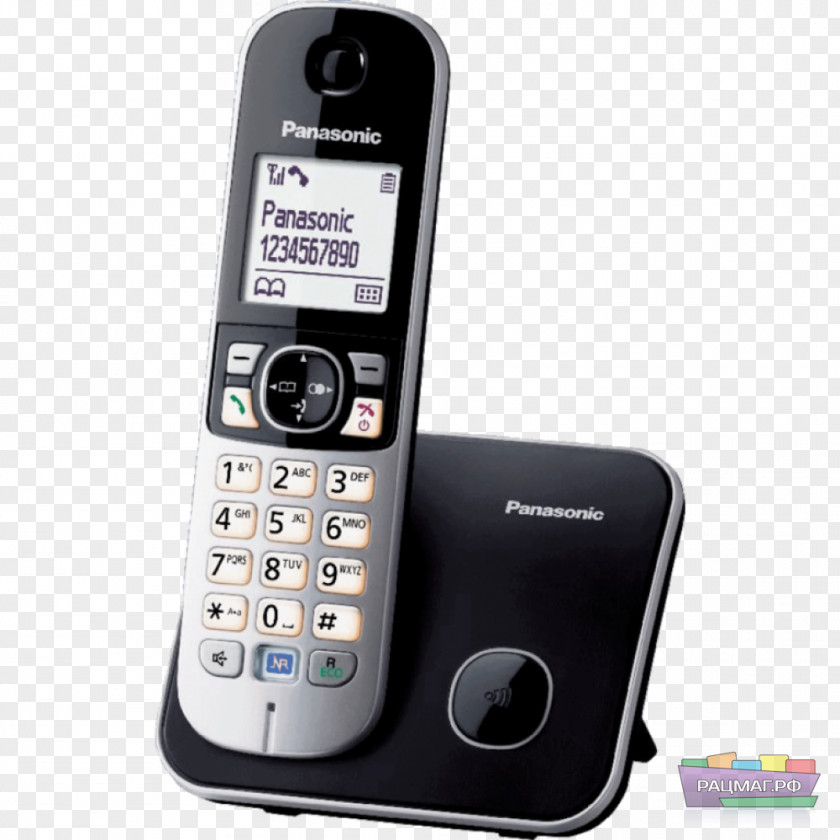 Hortelã Cordless Telephone Digital Enhanced Telecommunications Panasonic KX-TG682 PNG