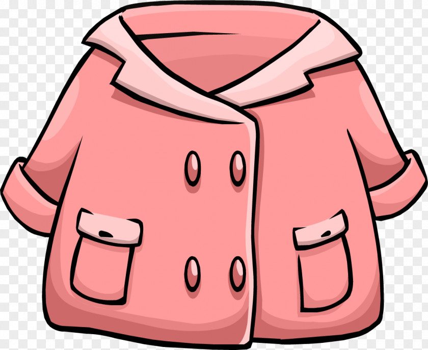 Jacket Club Penguin Duffel Coat Raincoat PNG