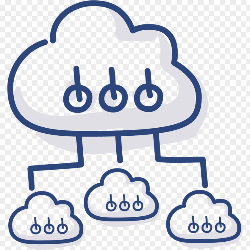 Line Art Business Cartoon Cloud PNG