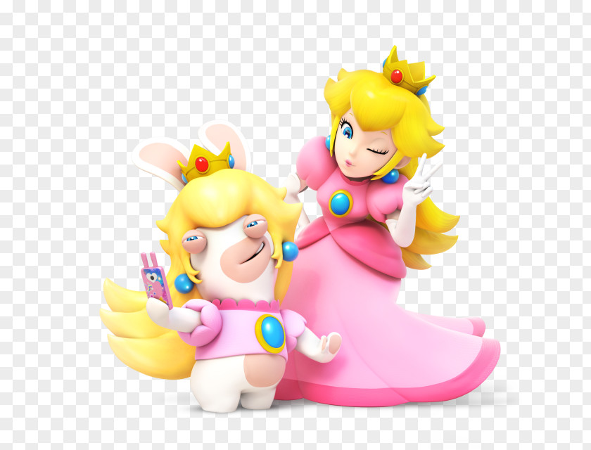 Mario Bros + Rabbids Kingdom Battle & Luigi: Superstar Saga Bros. Princess Peach PNG