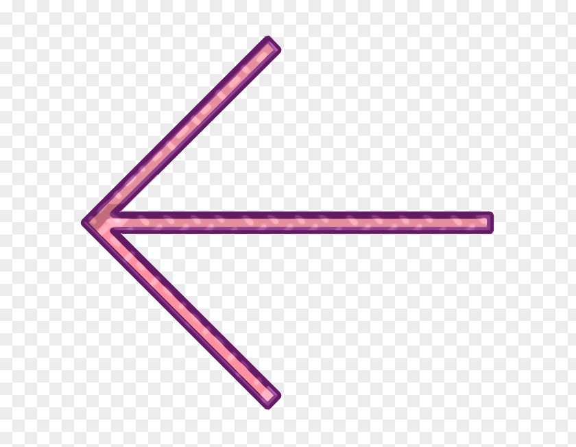 Pink Left Icon Arrow PNG