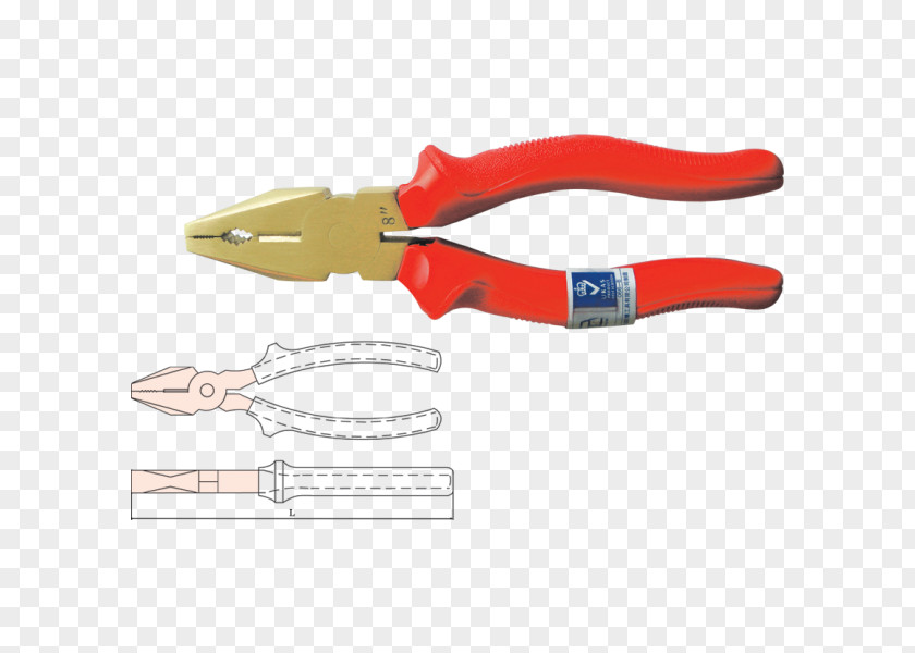 Pliers Diagonal Hand Tool Lineman's PNG