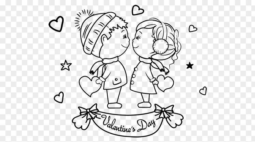 Valentines Day Valentine's Drawing Coloring Book Gift Painting PNG