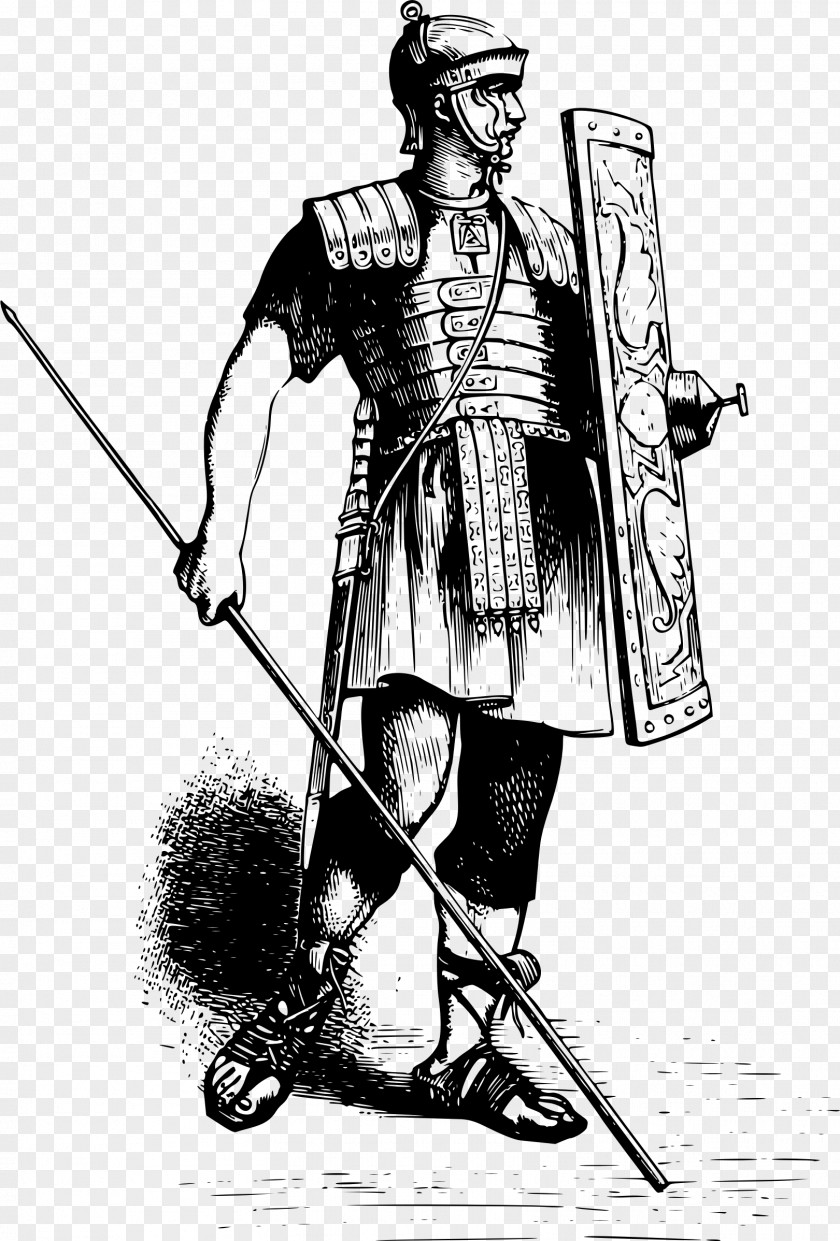 Warrior Ancient Rome Soldier Drawing Roman Army PNG