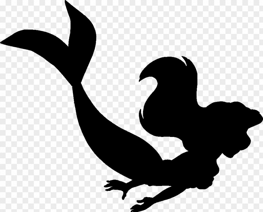 Blackandwhite Wing Chicken Cartoon PNG